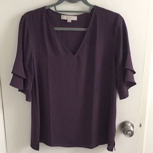 LOFT short sleeve blouse